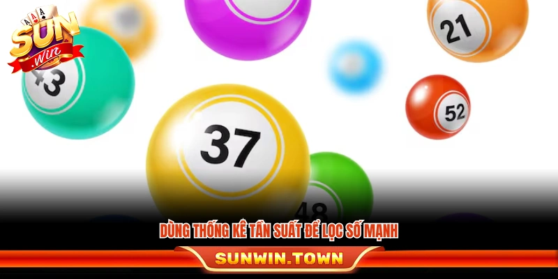 Dựa vào thống kê tần suất để chọn các số về đều